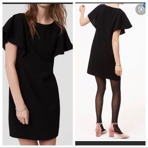 Loft Flutter Sleeve Dress